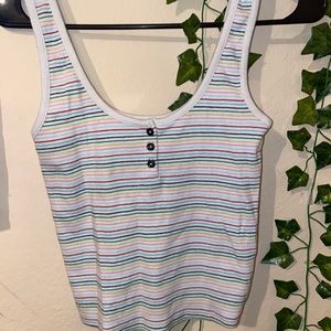 Rainbow tank top